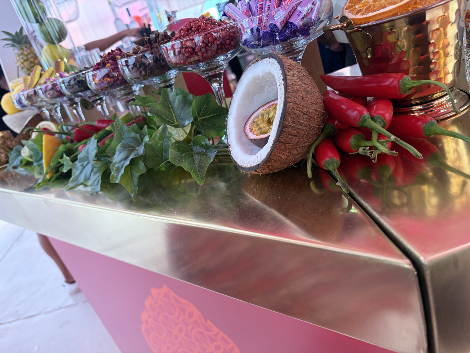 Floral arrangement prepared for an event